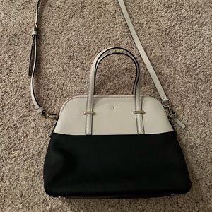 Black and white Kate Spade purse